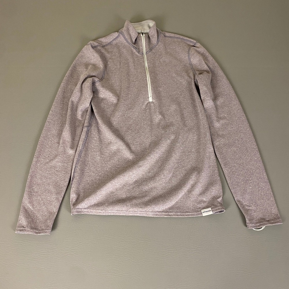 Patagonia‎ Capilene 3 Midweight Pullover Women's Small Purple 1/4 Zip Activewear